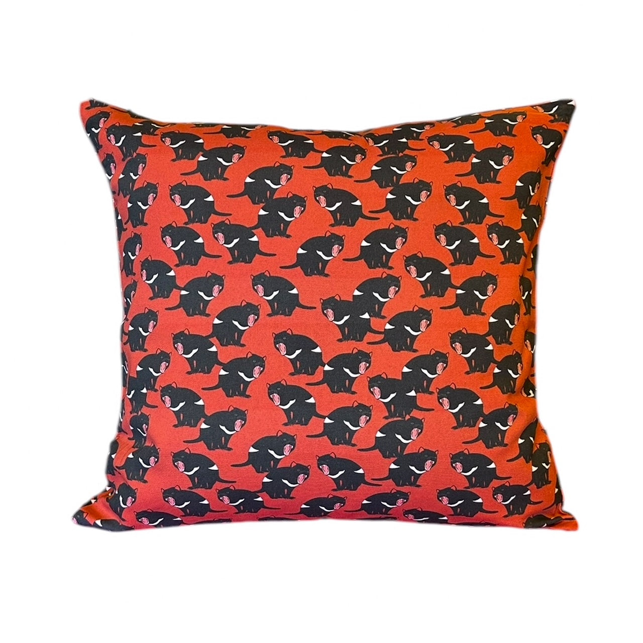 Tasmanian Devil Recycled Cotton Cushion Cover