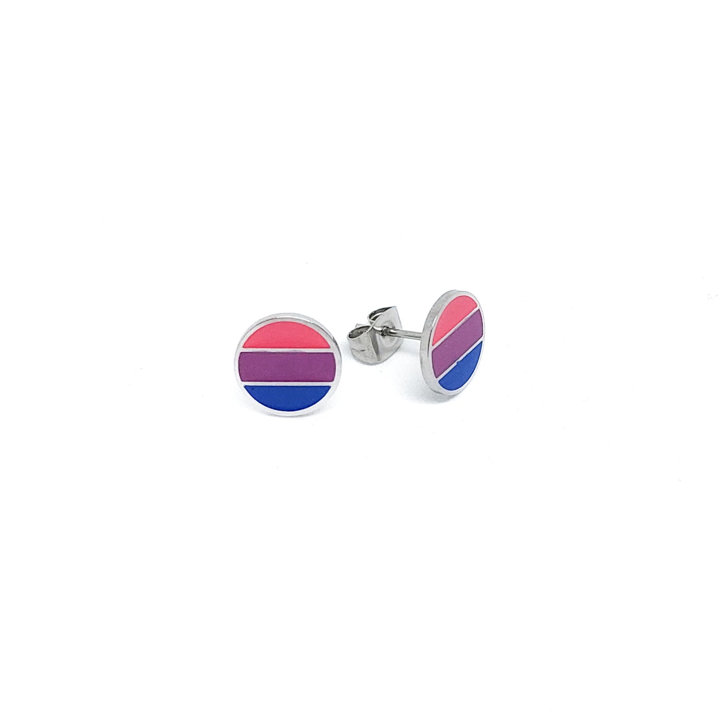 Yay Gay Pride Enamel Studs