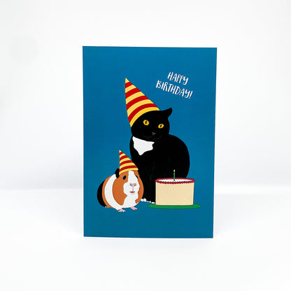 Happy Birthday Cat Card