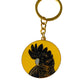 Black Cockatoo Keyring