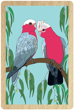 Galah Wooden Magnet