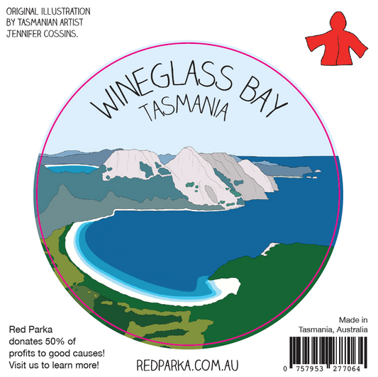 Wineglass Bay Sticker