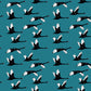 Black Swans Fabric