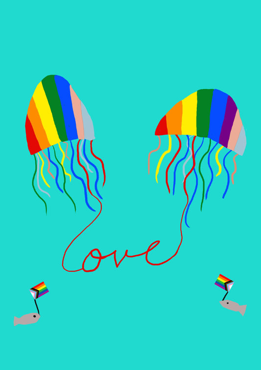 Jellyfish Love Card