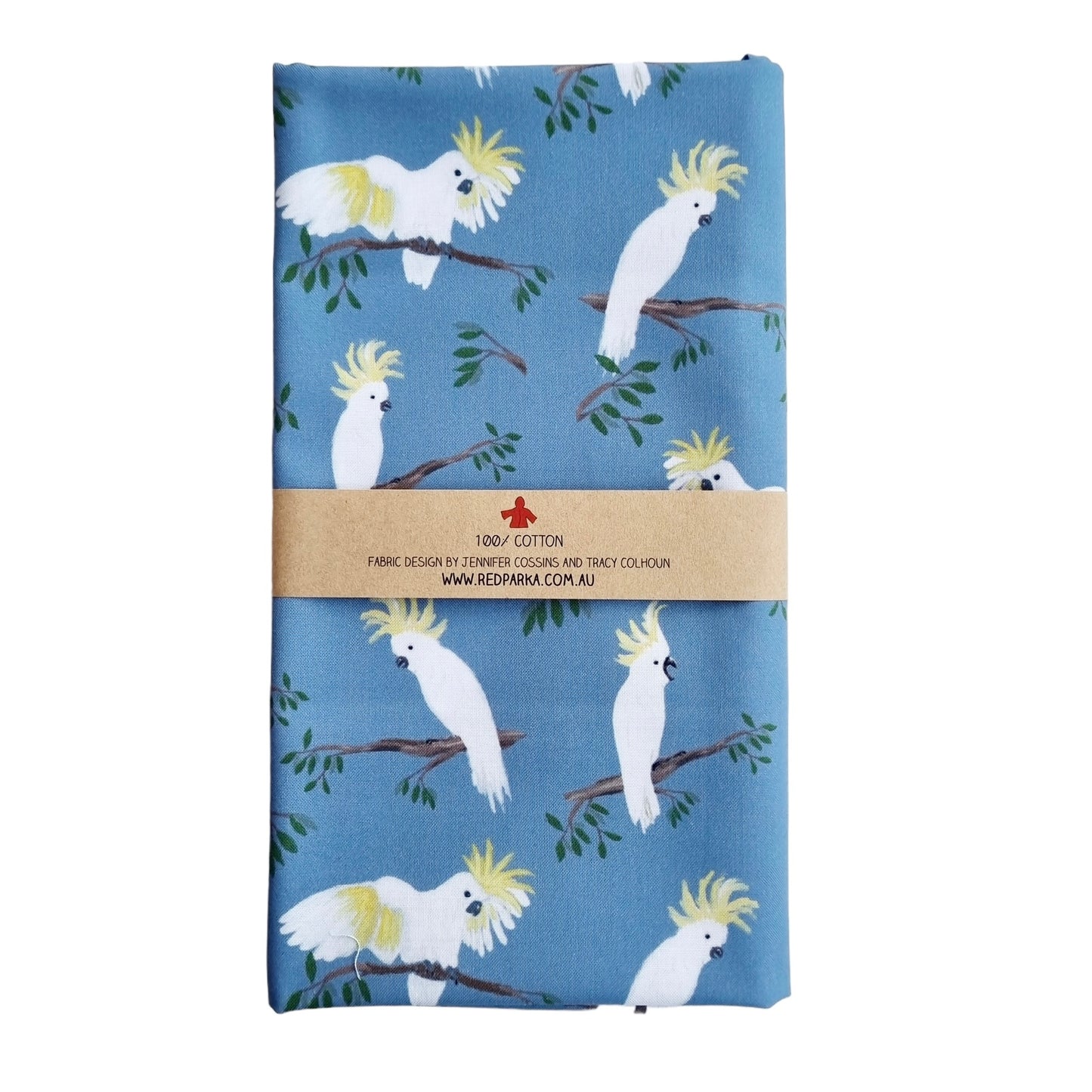 Sulphur-Crested Cockatoo Fabric