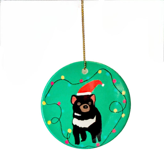 Tasmanian Devil Christmas Decoration