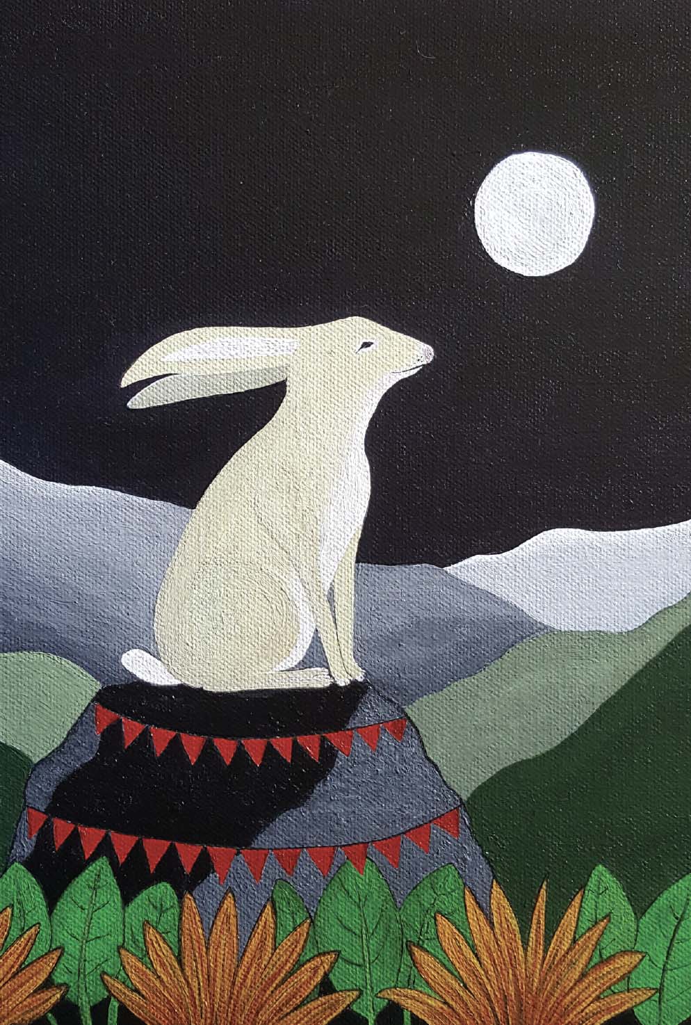 The Hare and the Moon Card