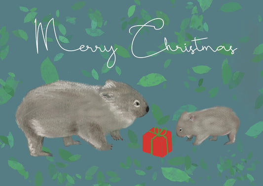 Wombat Christmas Gift Card